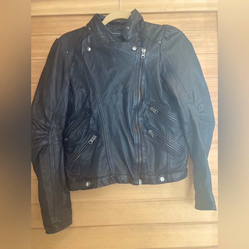 Zara Woman Leather Jacket